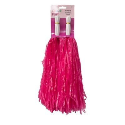 Pink Pom-poms, 2ct