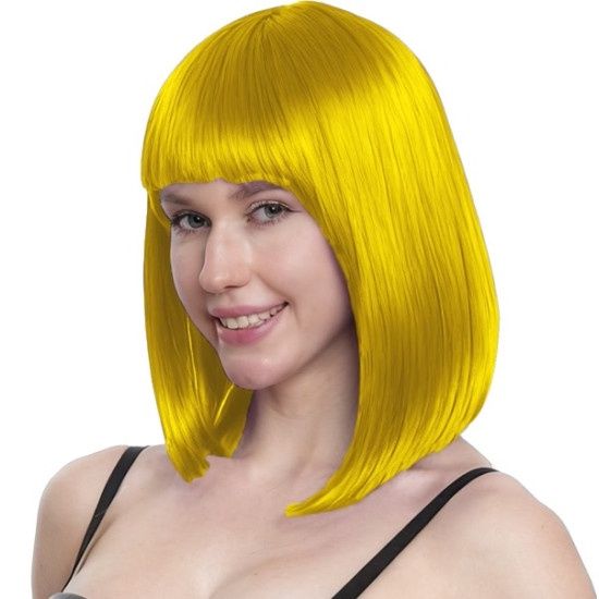 Yellow Long Bob Wig