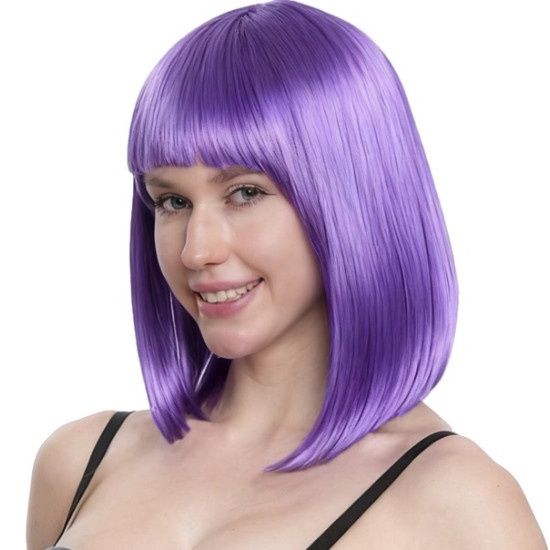 Purple Long Bob Wig