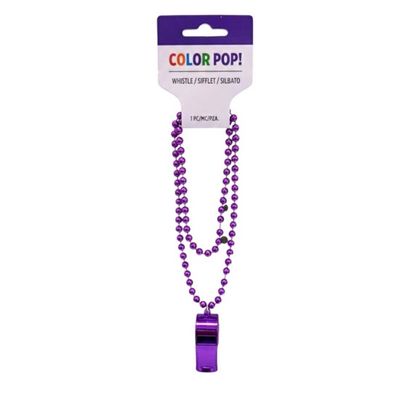 Purple Whistle Necklace