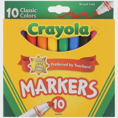 10Ct Broad Line Markers