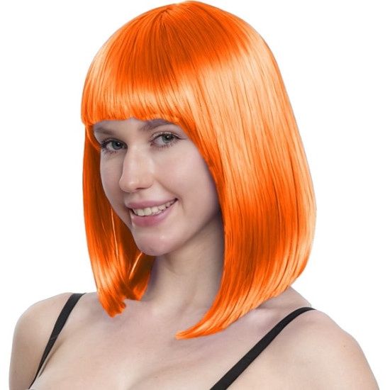 Orange Long Bob Wig