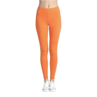 Orange Adult Footless Tights
