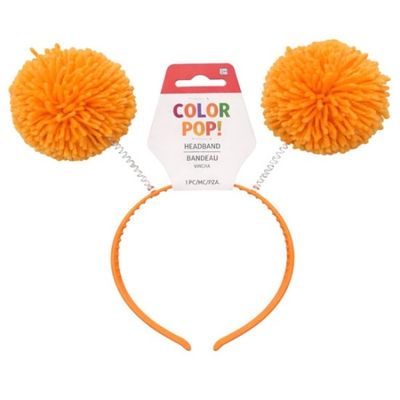 Orange Pom-pom Head Bopper