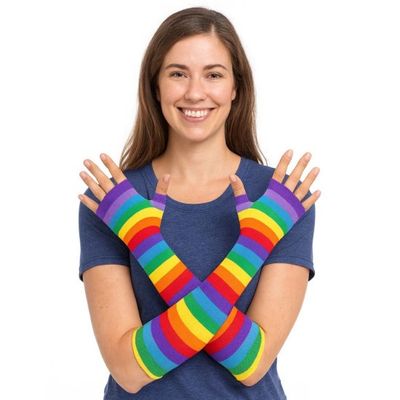 Rainbow Long Gloves