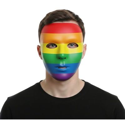 Rainbow Full Face Mask