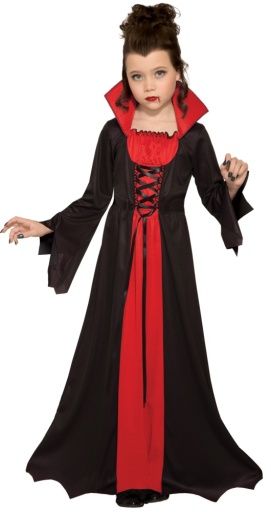 Vampiress Kids Costume, Size: Small