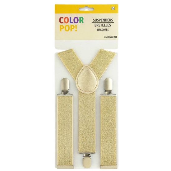Gold suspenders