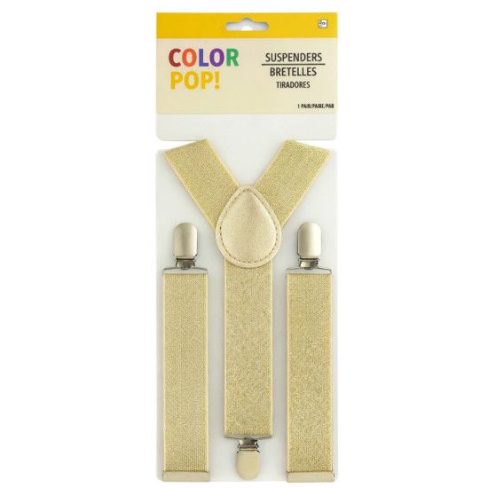 Gold suspenders