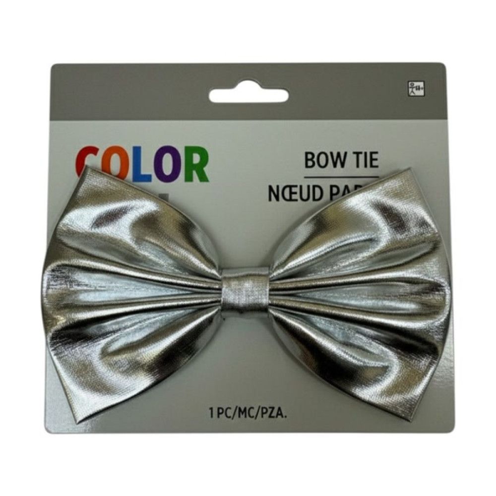 Silver Bow Tie