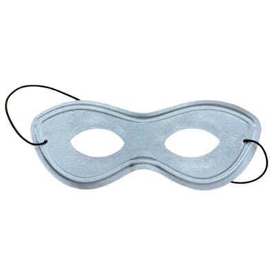 Silver Superhero Mask
