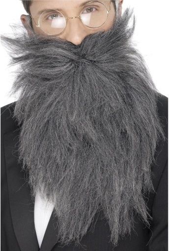 Long Beard &amp; Tash - Grey