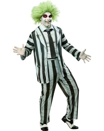Beetlejuice Adult Costume, Size: Medium