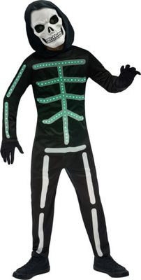 Light Up Skeleton Kids Costume