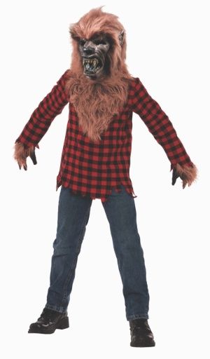 Werewolf Kids Costume, Size: Medium