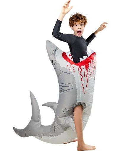 Shark Bite Kids Inflatable Costume