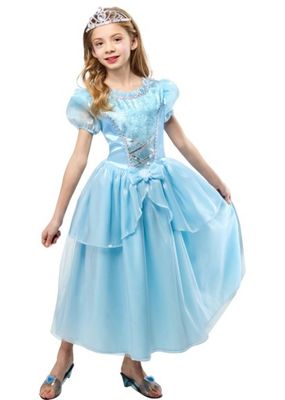 Blue Princess Kids Costume