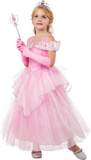 Pink Princess Kids Costume 2, Size: Small