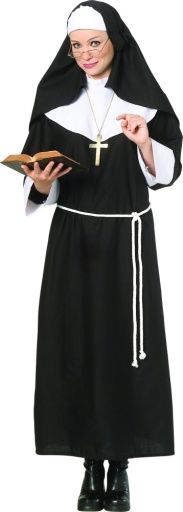 Nun Deluxe Adult Costume, Size: Standard