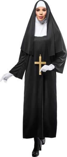 Nun Adult Costume, Size: Small