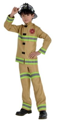 Firefighter Kids Costume 1