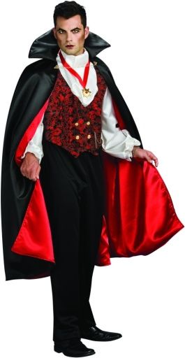 Transylvanian Vampire Adult Costume, Size: Standard