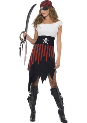 Pirate Wench Costume-Black