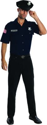 Police Officer Adult Costume - Dark Blue