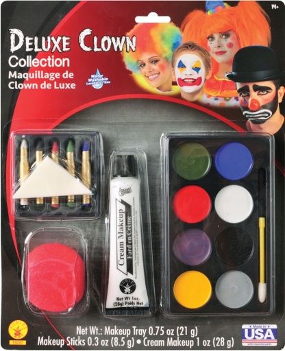 Deluxe Clown Collection Makeup Kit
