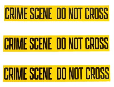 Yellow Crime Scene Caution Tape