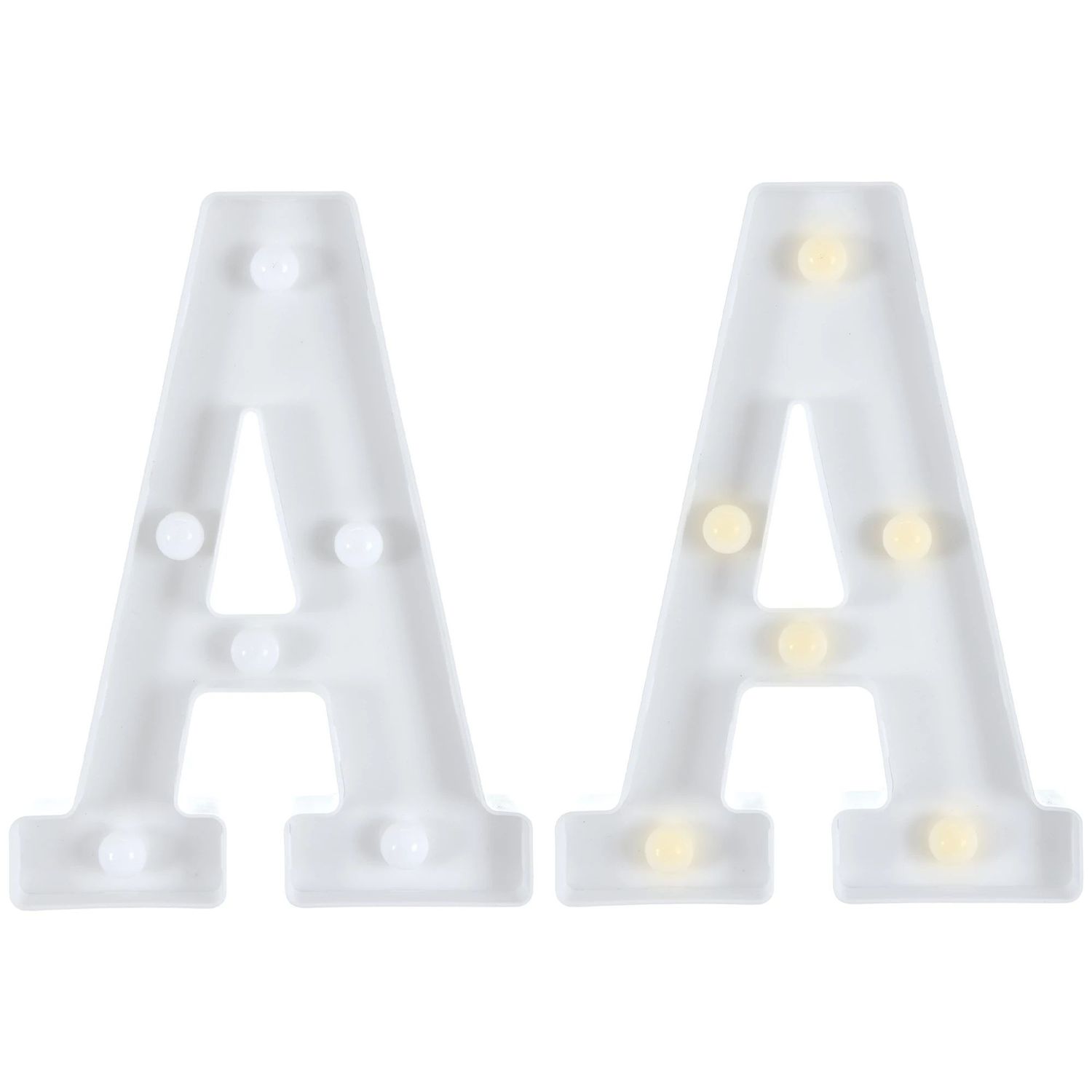 Light-Up Standing Letter -A