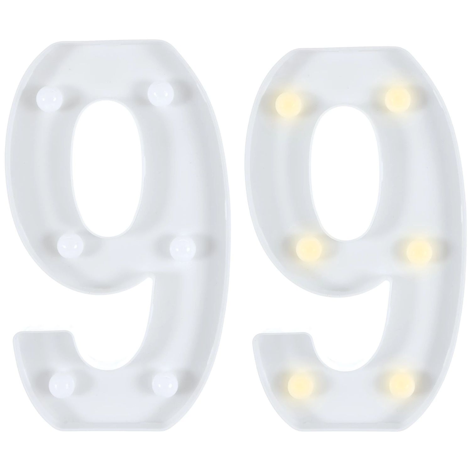 Light-Up Standing Number - 9