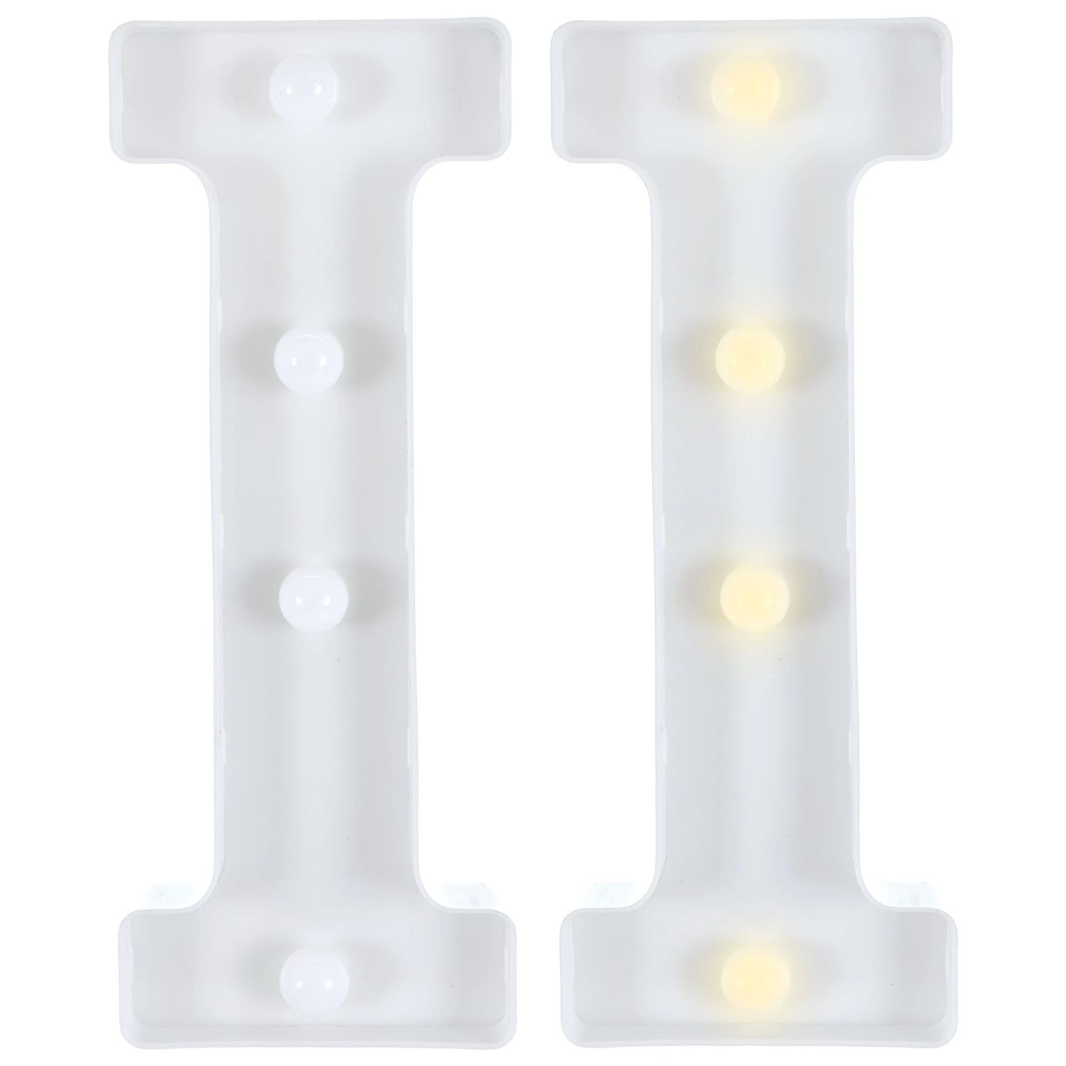Light-Up Standing Letter -I