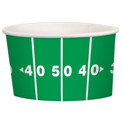 12Ct Football Paper Treat Cups