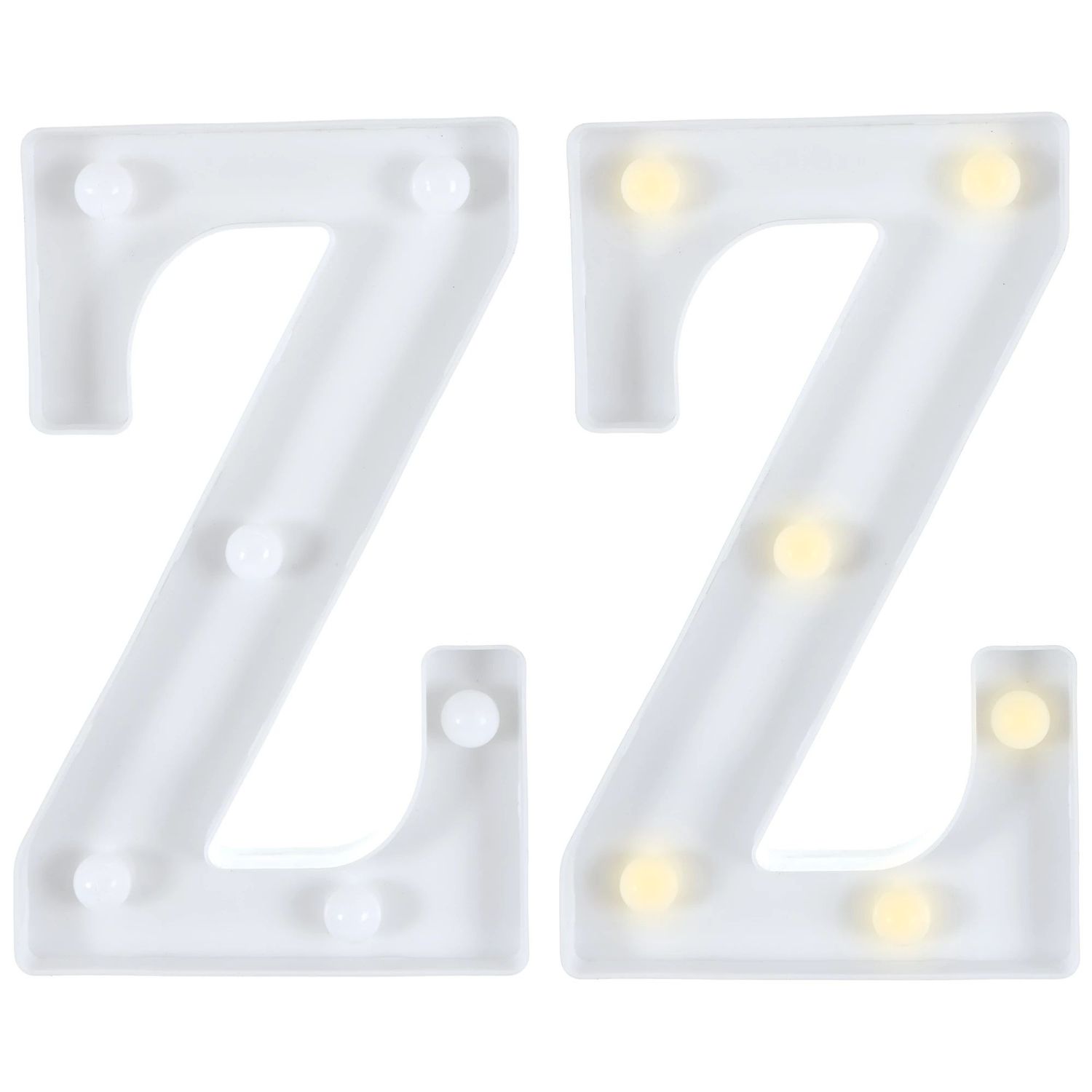 Light-Up Standing Letter -Z