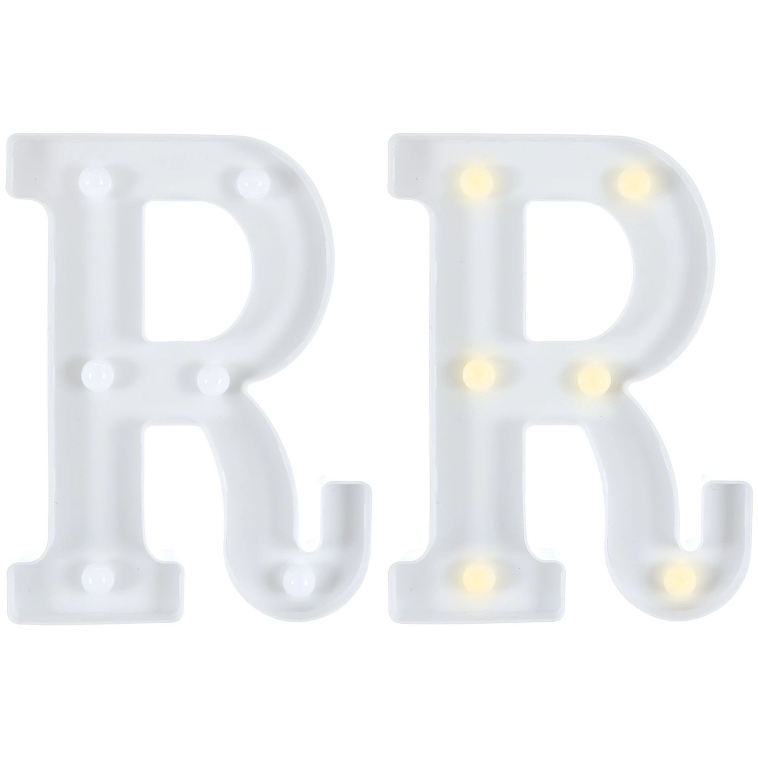 Light-Up Standing Letter -R