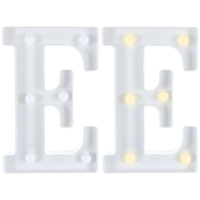 Light-Up Standing Letter -E