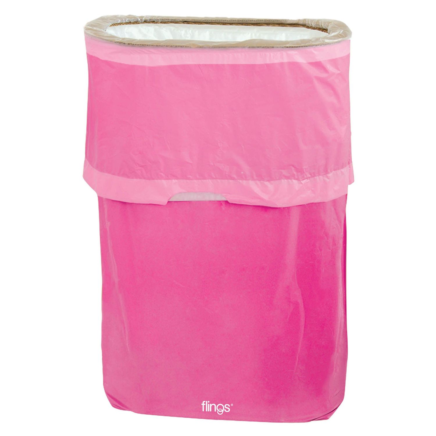Flings® Bin - Bright Pink