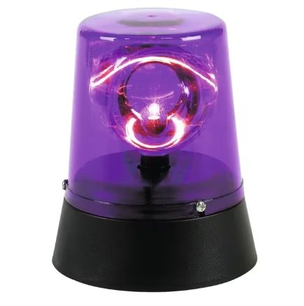 Plastic Purple Flashing Mini Beacon Light