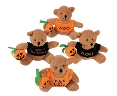 Stuffed Bears with Halloween T-Shirt