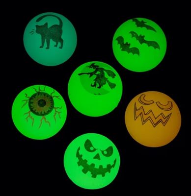Glow-in-the-Dark Halloween Bouncy Balls