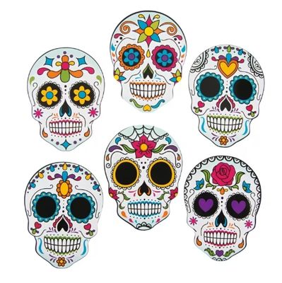 Day of the Dead Mini Skull Cutouts