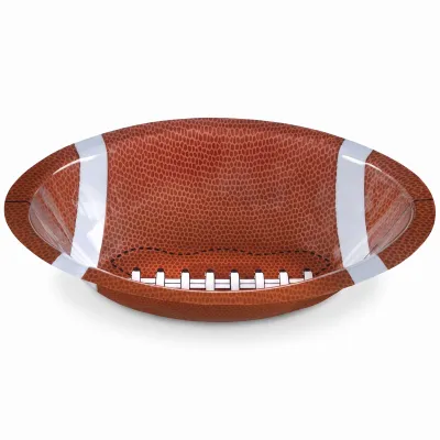 Football Plastic Serving Bowl