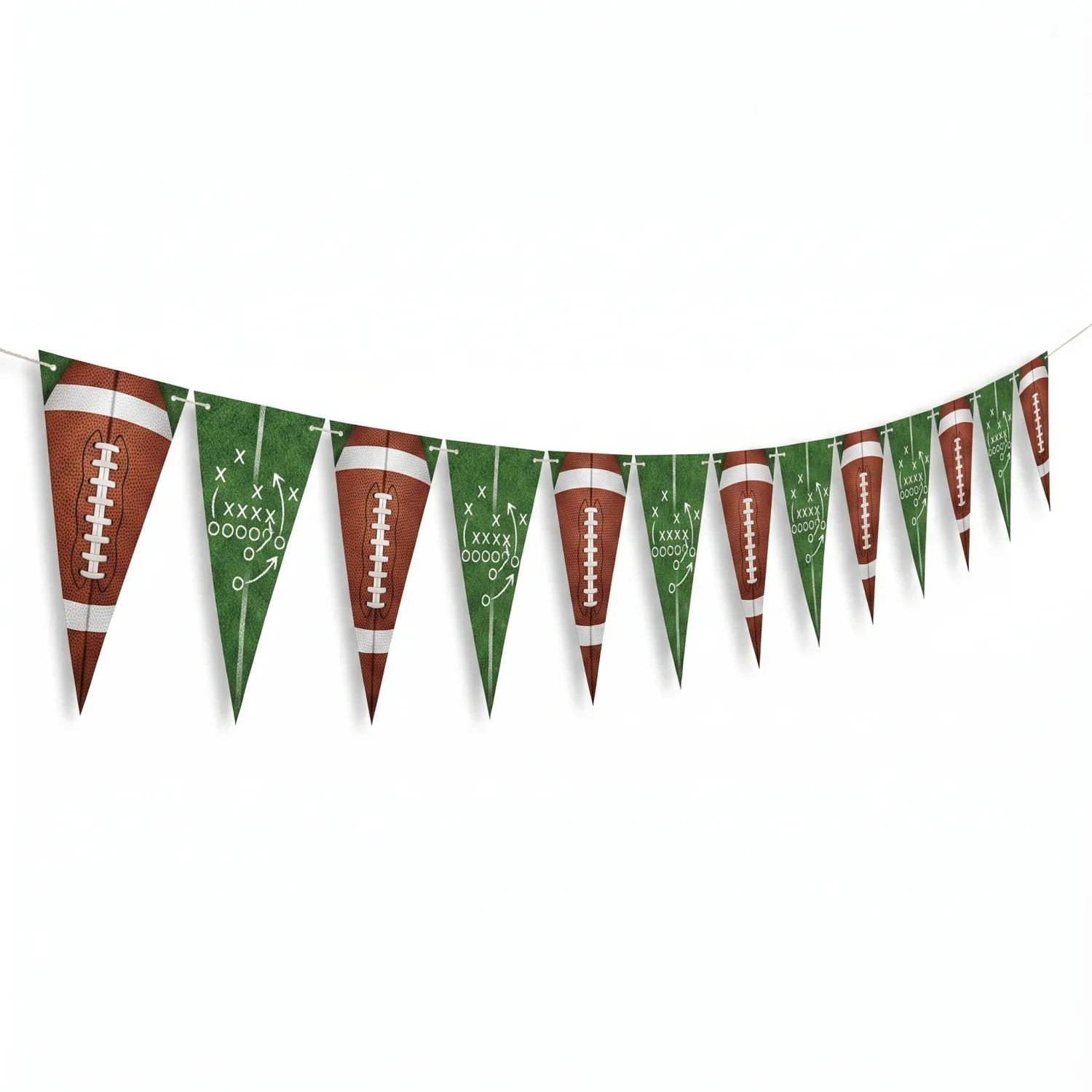 Game Day Football Pennant Banner