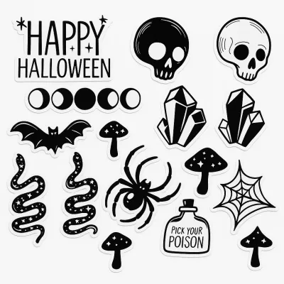 14Ct Spellbound Halloween Cutouts