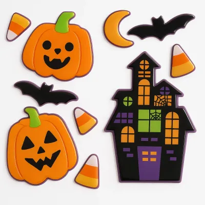 Assorted Halloween Gel Cling