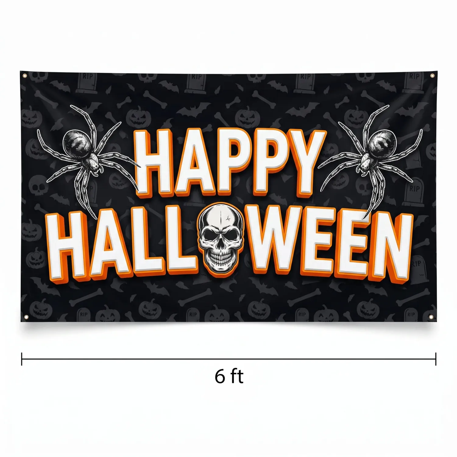 Classic Halloween Scene Setter Banner