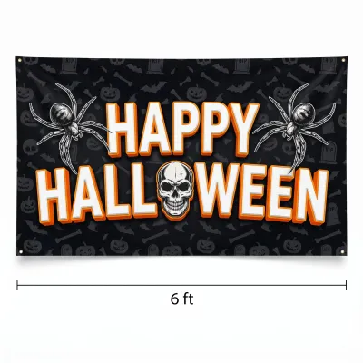 Classic Halloween Scene Setter Banner
