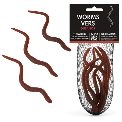 Creepy Halloween Earthworms