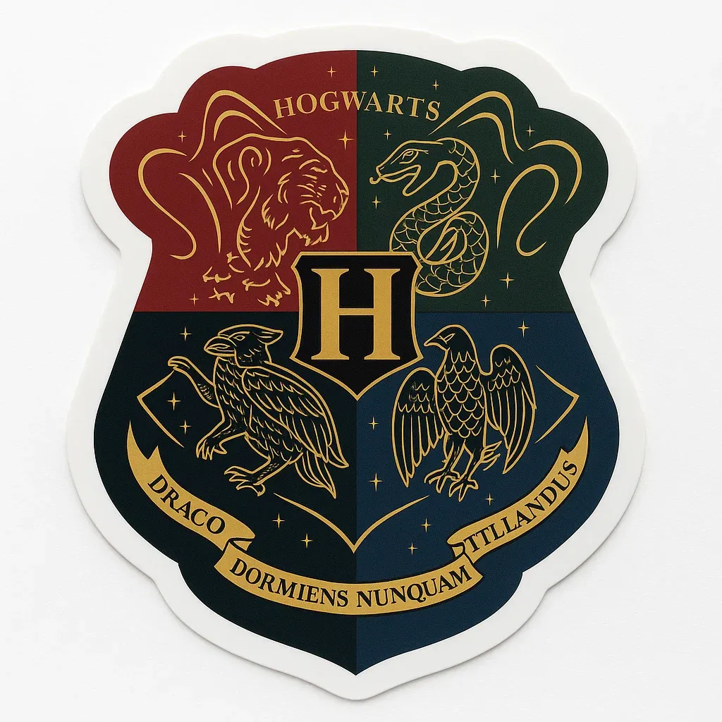 Harry Potter Hogwarts Crest Sticker Sheet